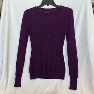 Express V Neck Sweater Sz S